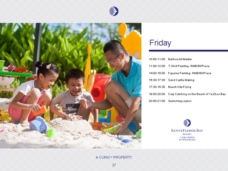 37 10:00-11:00    Balloon Art Master 11:00-12:00    T-Shirt Painting